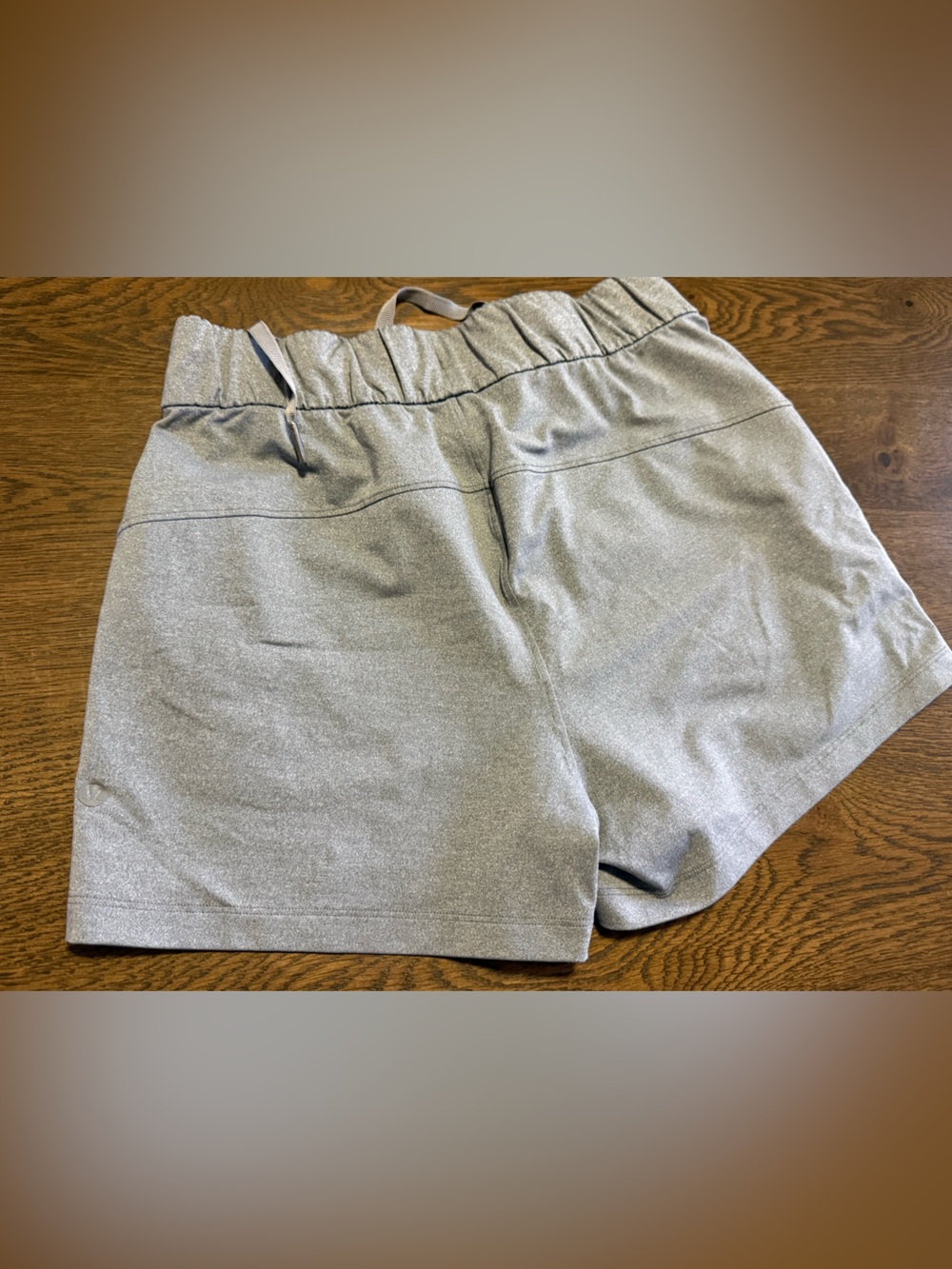 Women’s lululemon Light Gray Athletic Shorts with Elastic Waist